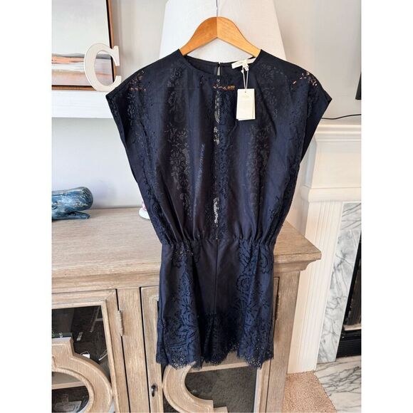Maje Women's Black Playsuit Viscose, Elastane Size 36 (8) - Picture 1 of 12